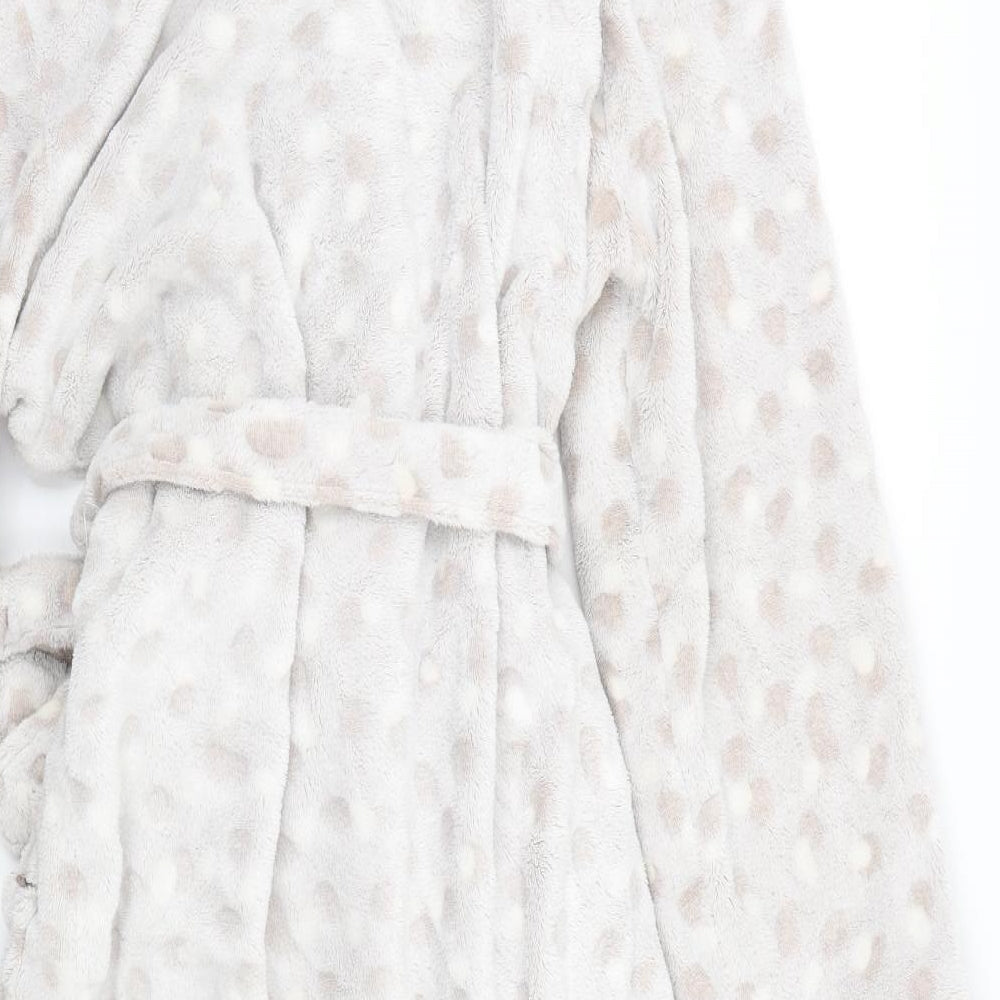 love to lounge Womens Beige Polka Dot  Babydoll Gown Size M
