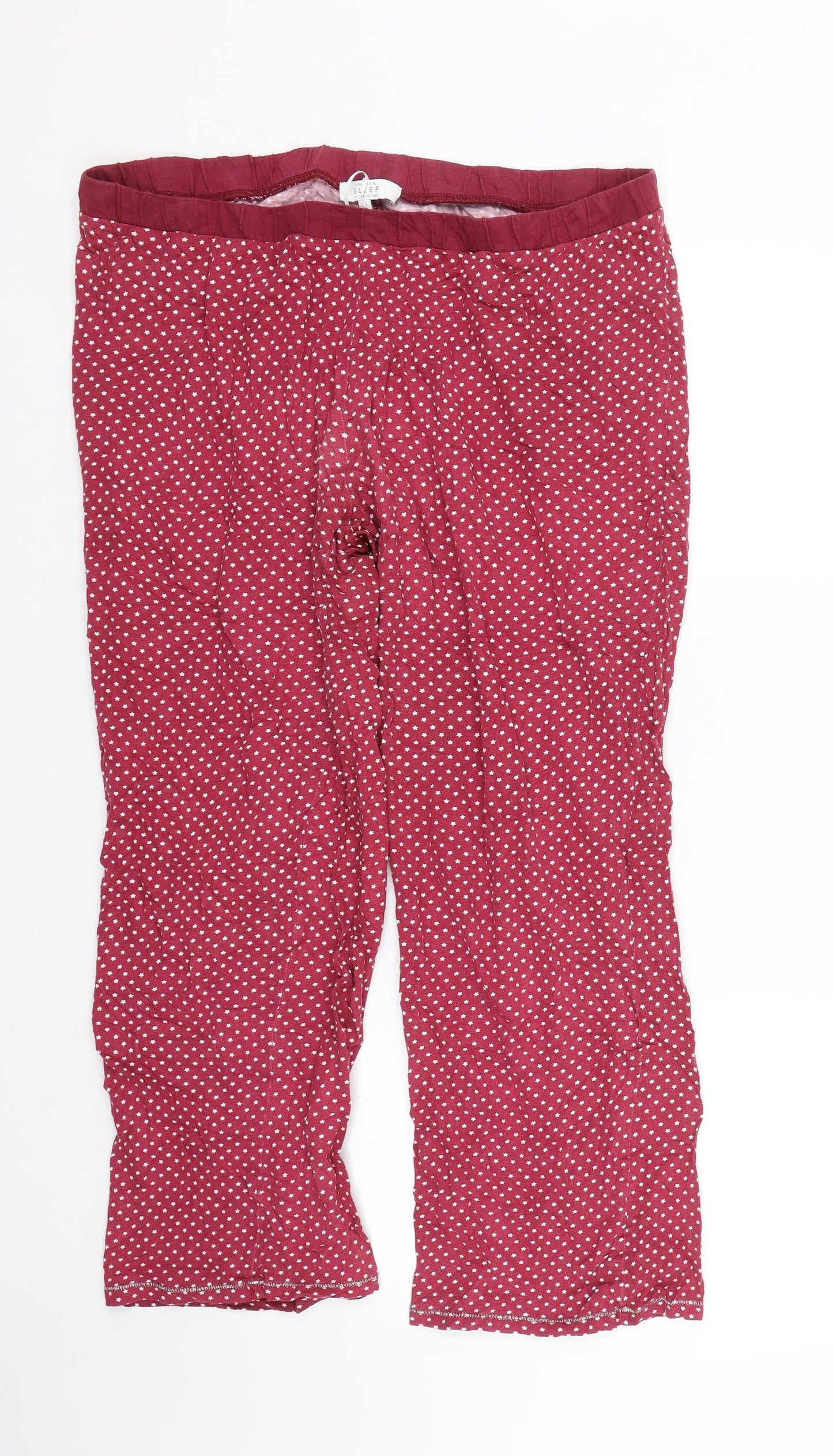 Lounge & sleep Womens Red Polka Dot   Pyjama Pants Size 16