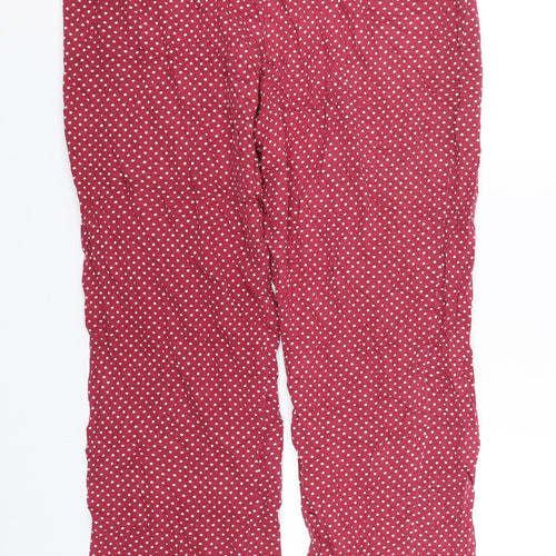 Lounge & sleep Womens Red Polka Dot   Pyjama Pants Size 16