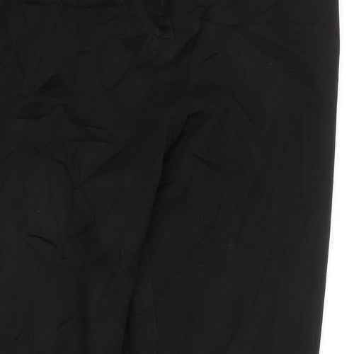 Papaya Womens Black   Trousers  Size 12 L27 in