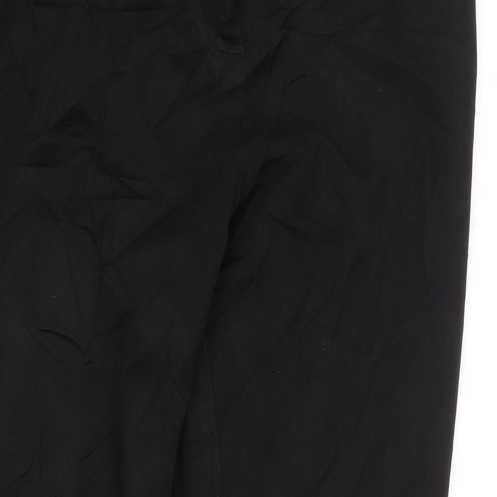 Papaya Womens Black   Trousers  Size 12 L27 in
