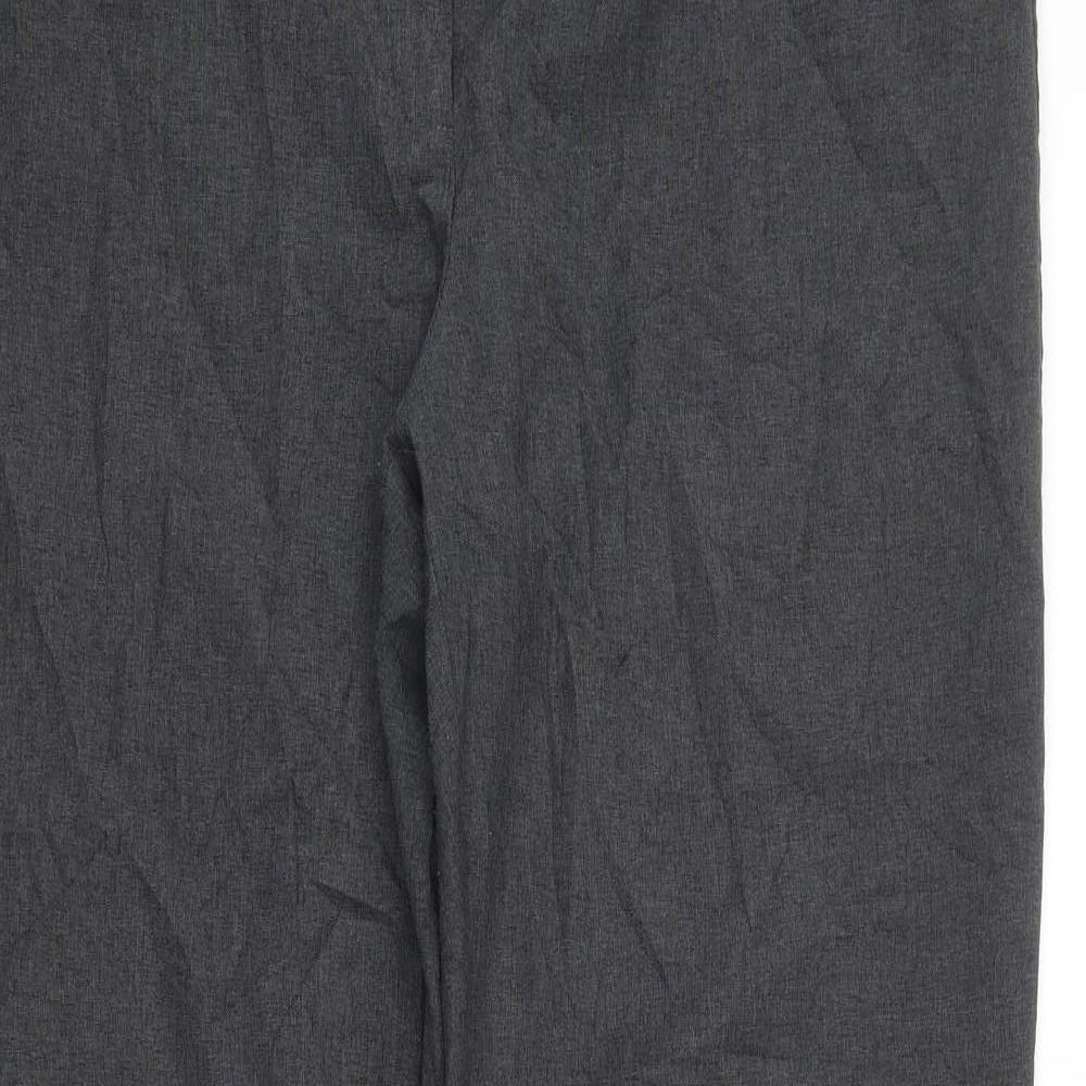 George Womens Grey   Trousers  Size 16 L27 in