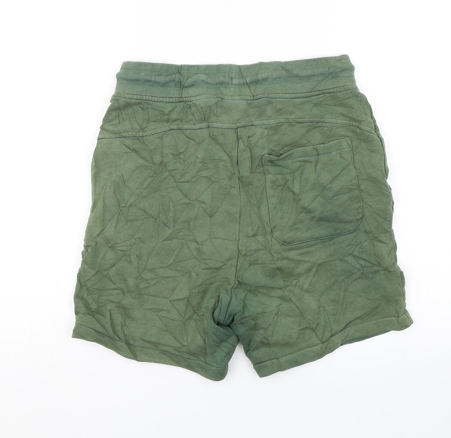 H&M Mens Green   Sweat Shorts Size S