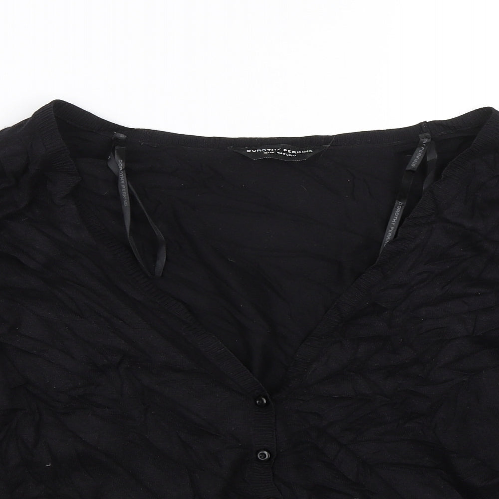 Dorothy Perkins Womens Black   Cardigan Jumper Size 16