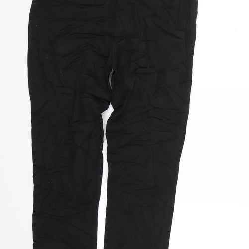 Papaya Womens Black   Trousers  Size 10 L26 in