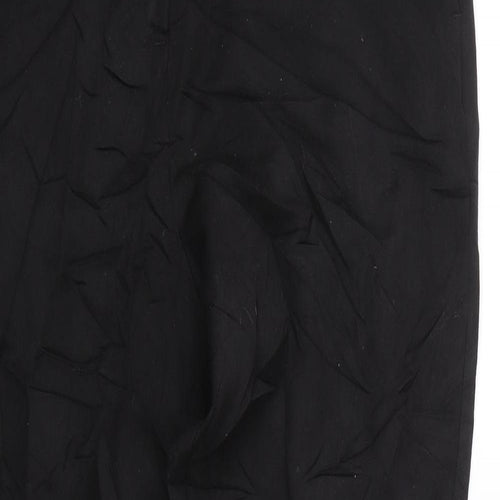 Papaya Womens Black   Trousers  Size 10 L26 in