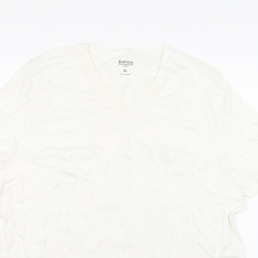 Burton Mens White    T-Shirt Size XL