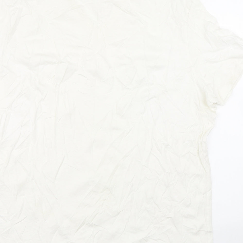 Burton Mens White    T-Shirt Size XL