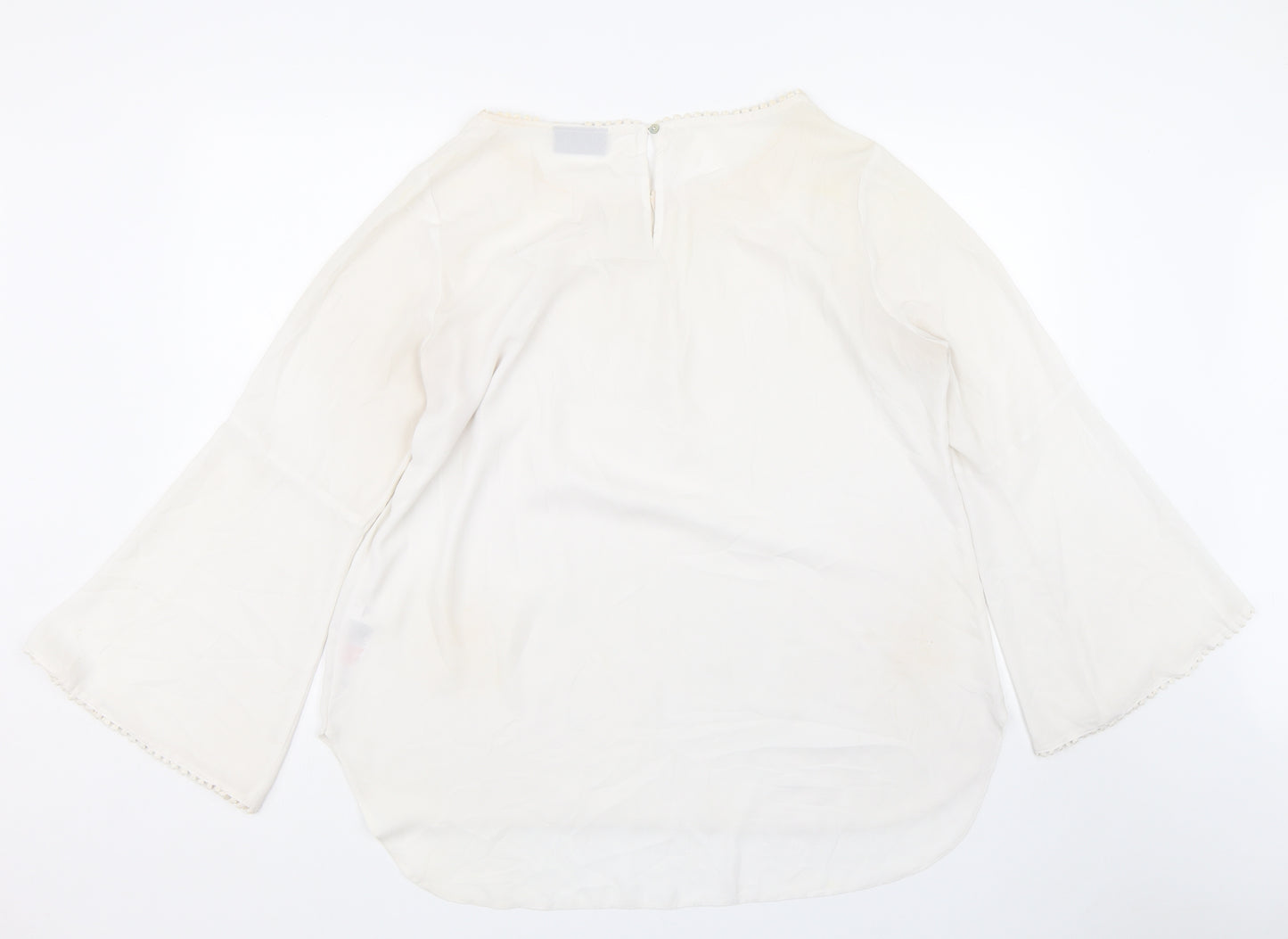 Wallis Womens White   Basic Blouse Size L