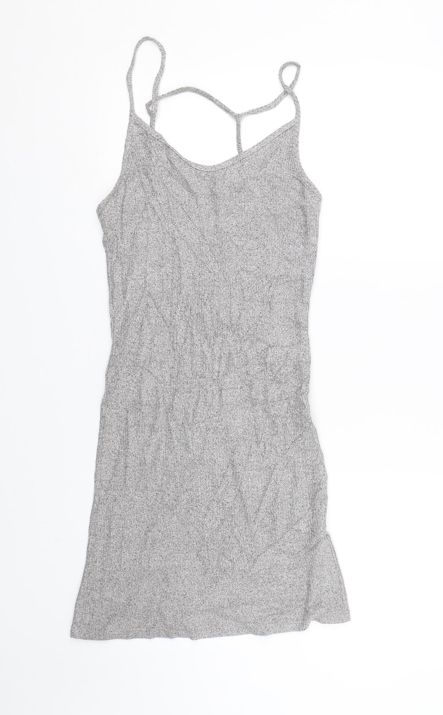 Topshop Womens Grey   Tank Dress  Size 10