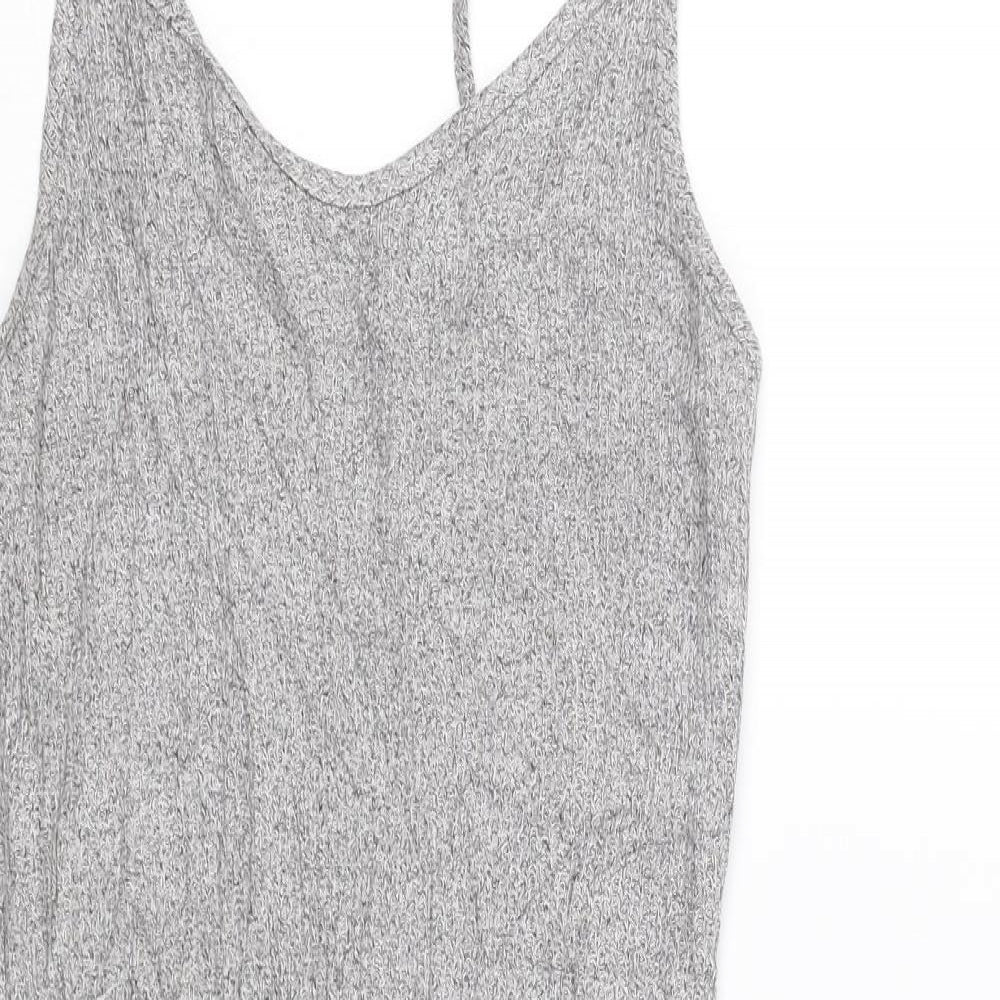 Topshop Womens Grey   Tank Dress  Size 10