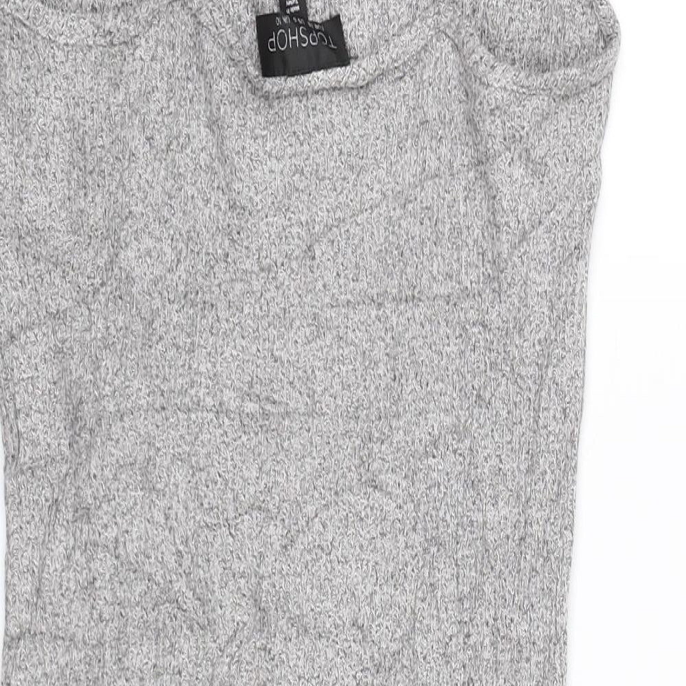 Topshop Womens Grey   Tank Dress  Size 10