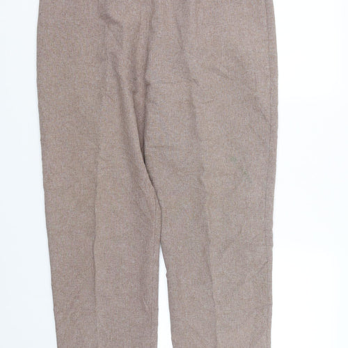 Preworn Womens Brown   Trousers  Size 18 L27.5 in
