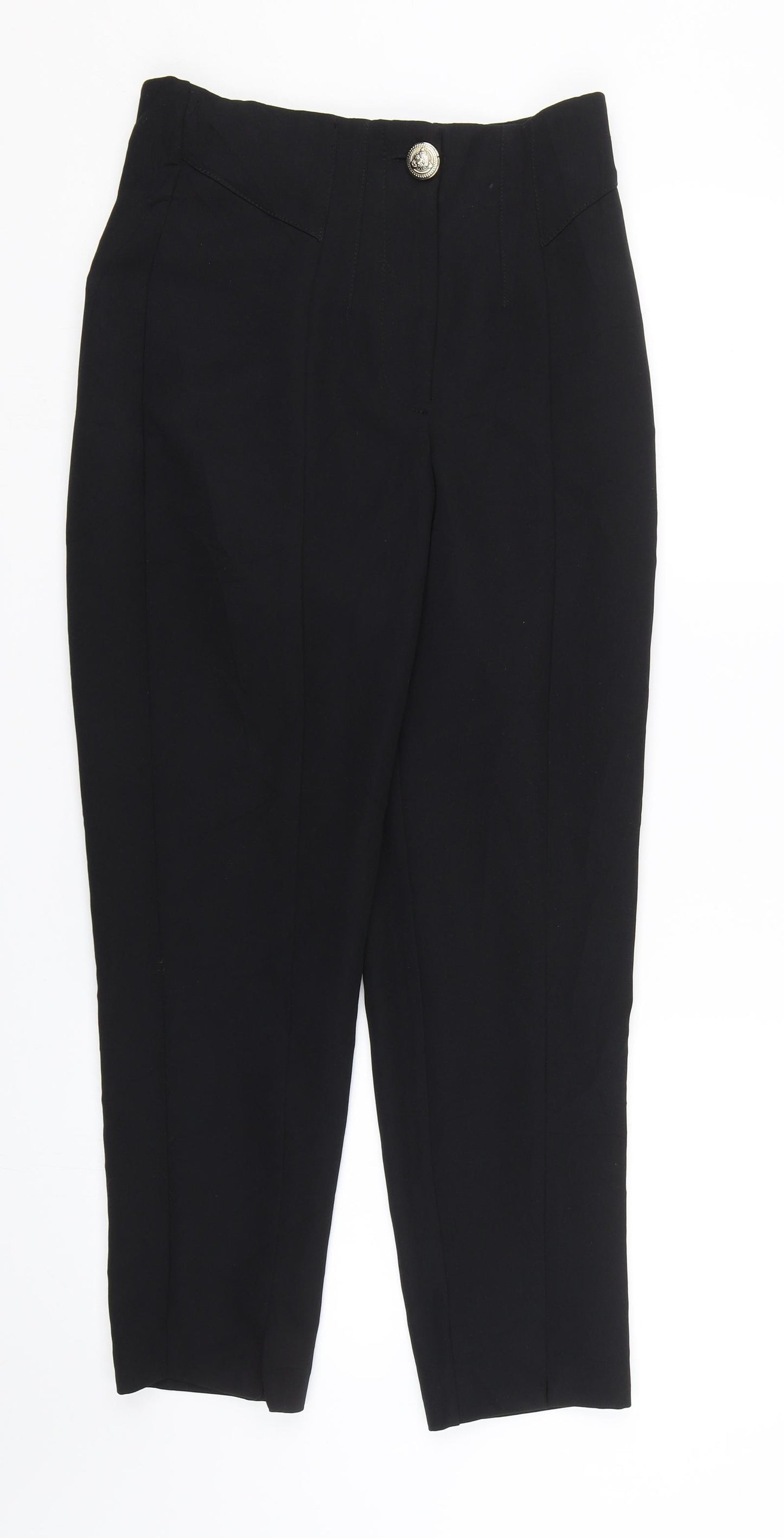 River Island Womens Black   Trousers  Size 8 L25 in