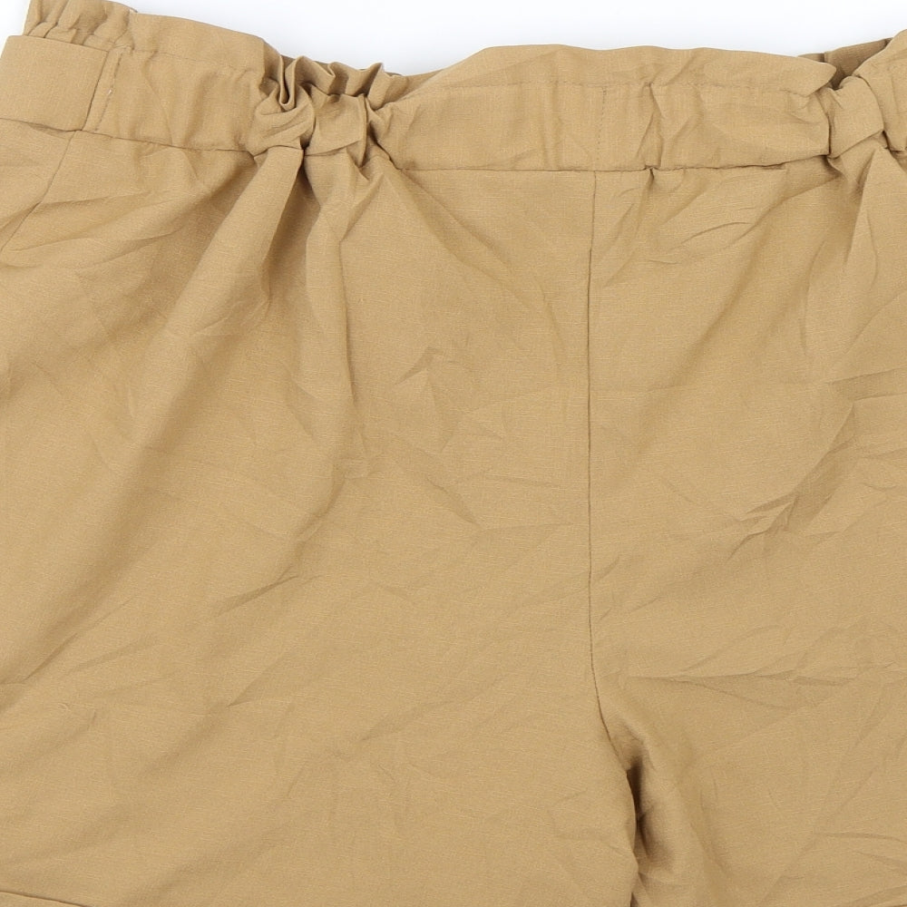 George Womens Brown   Paperbag Shorts Size 16