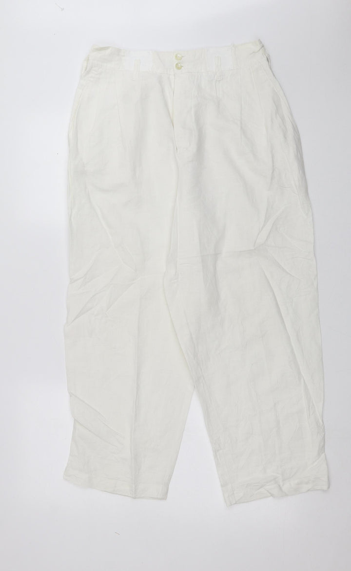 Esprit Womens White   Trousers  Size 30 in L26 in