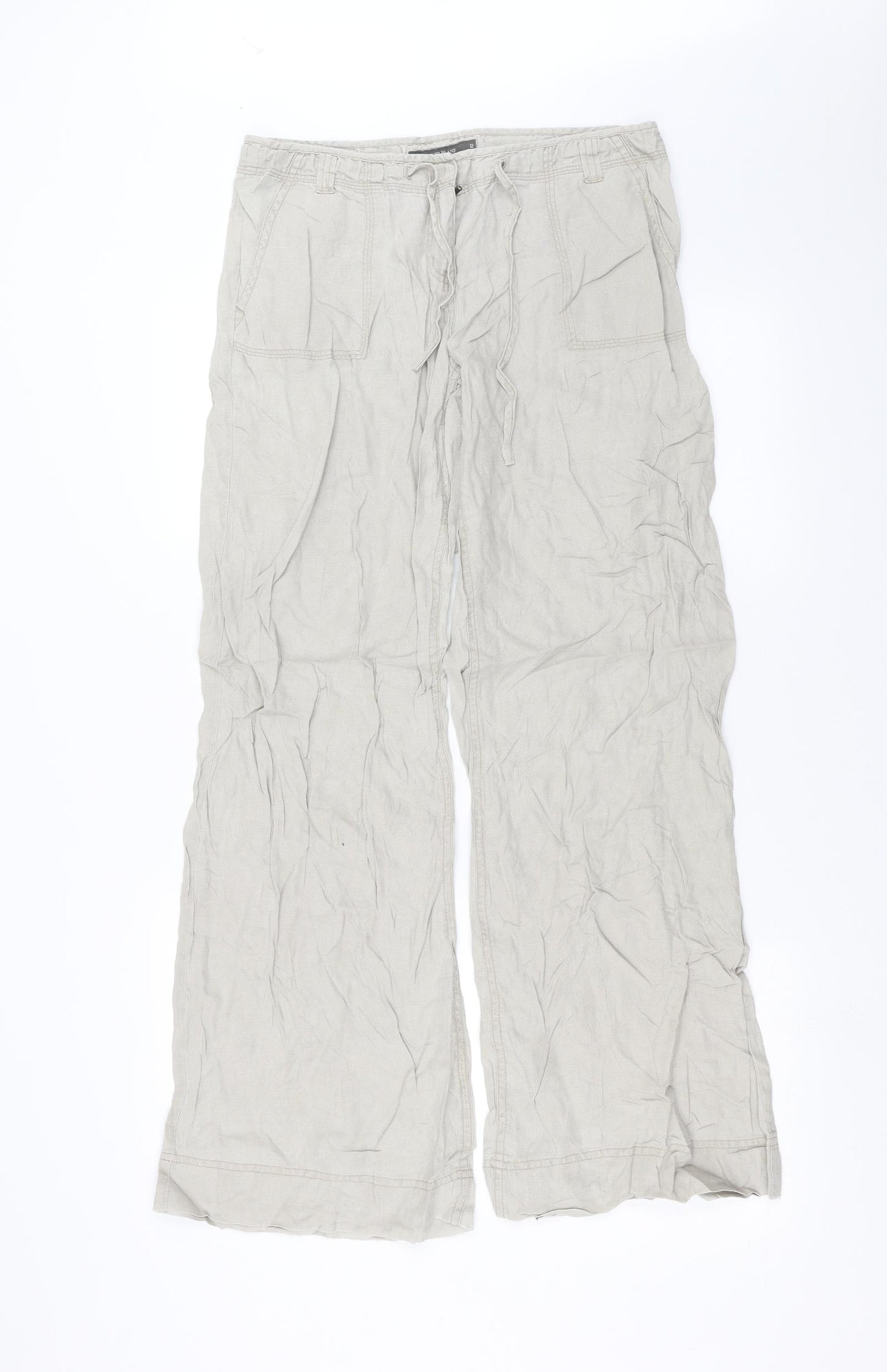 river is Womens Beige   Trousers  Size 12 L31 in