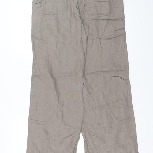 TU Womens Brown   Trousers  Size 12 L29 in