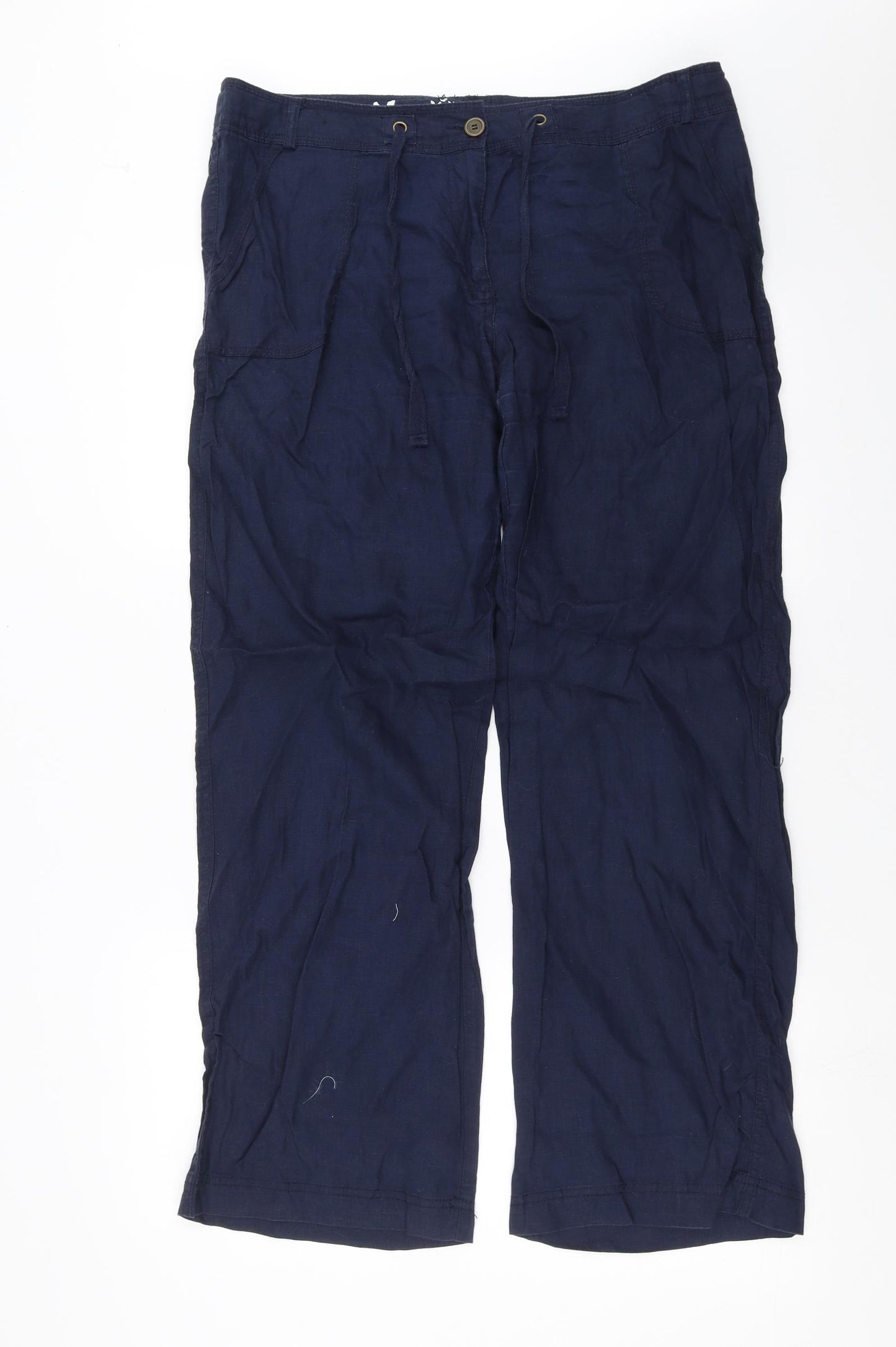 Primark Womens Blue   Trousers  Size 16 L30 in