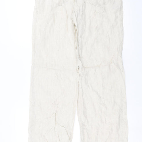 Marks and Spencer Womens Beige   Trousers  Size 12 L30 in