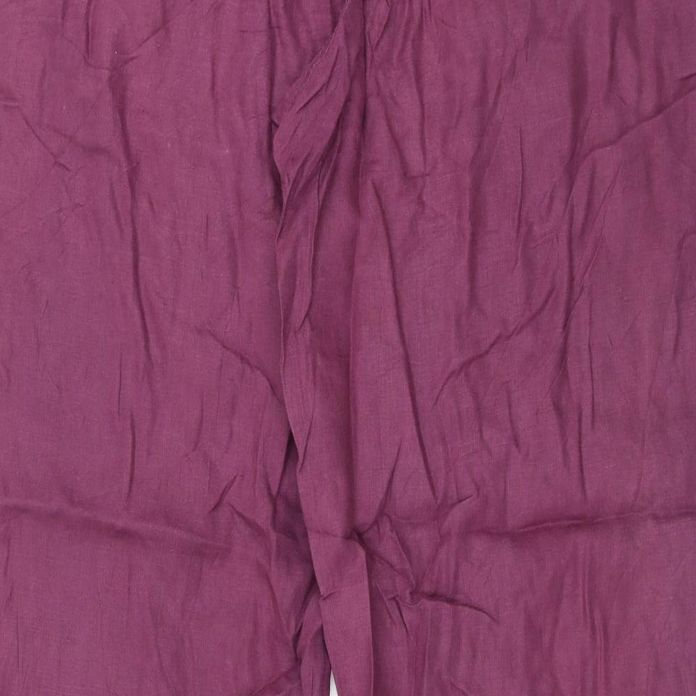 Primark Womens Purple   Trousers  Size 14 L27 in