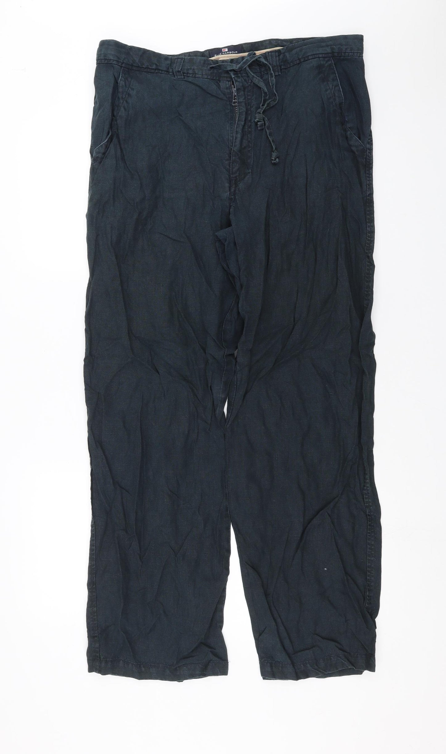 Marks and Spencer Mens Blue   Trousers  Size 36 in L31 in