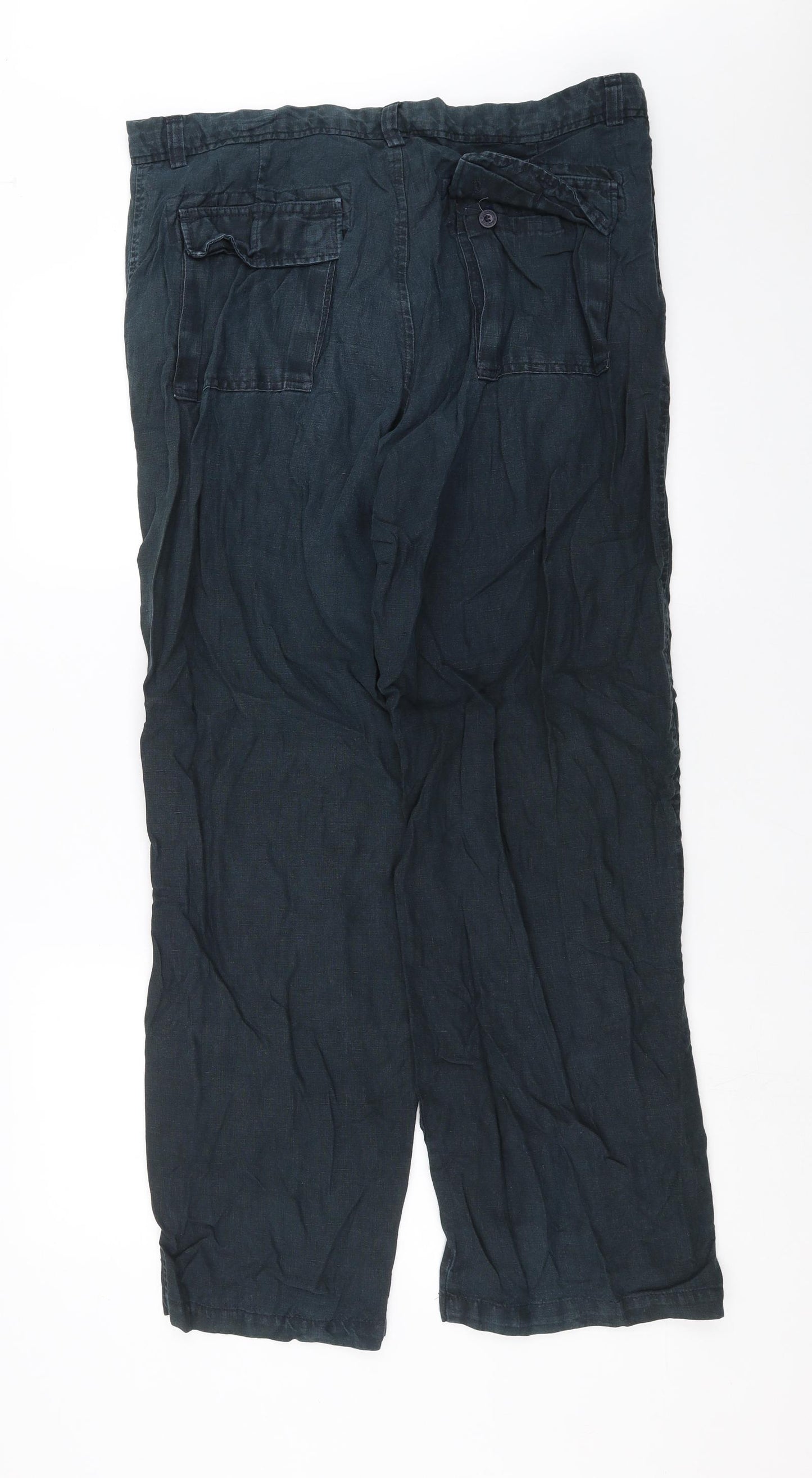 Marks and Spencer Mens Blue   Trousers  Size 36 in L31 in