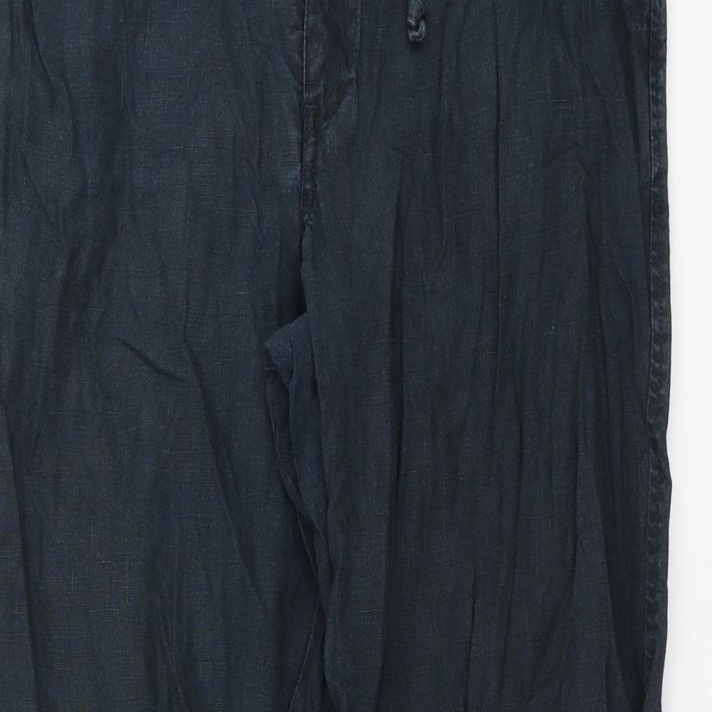 Marks and Spencer Mens Blue   Trousers  Size 36 in L31 in
