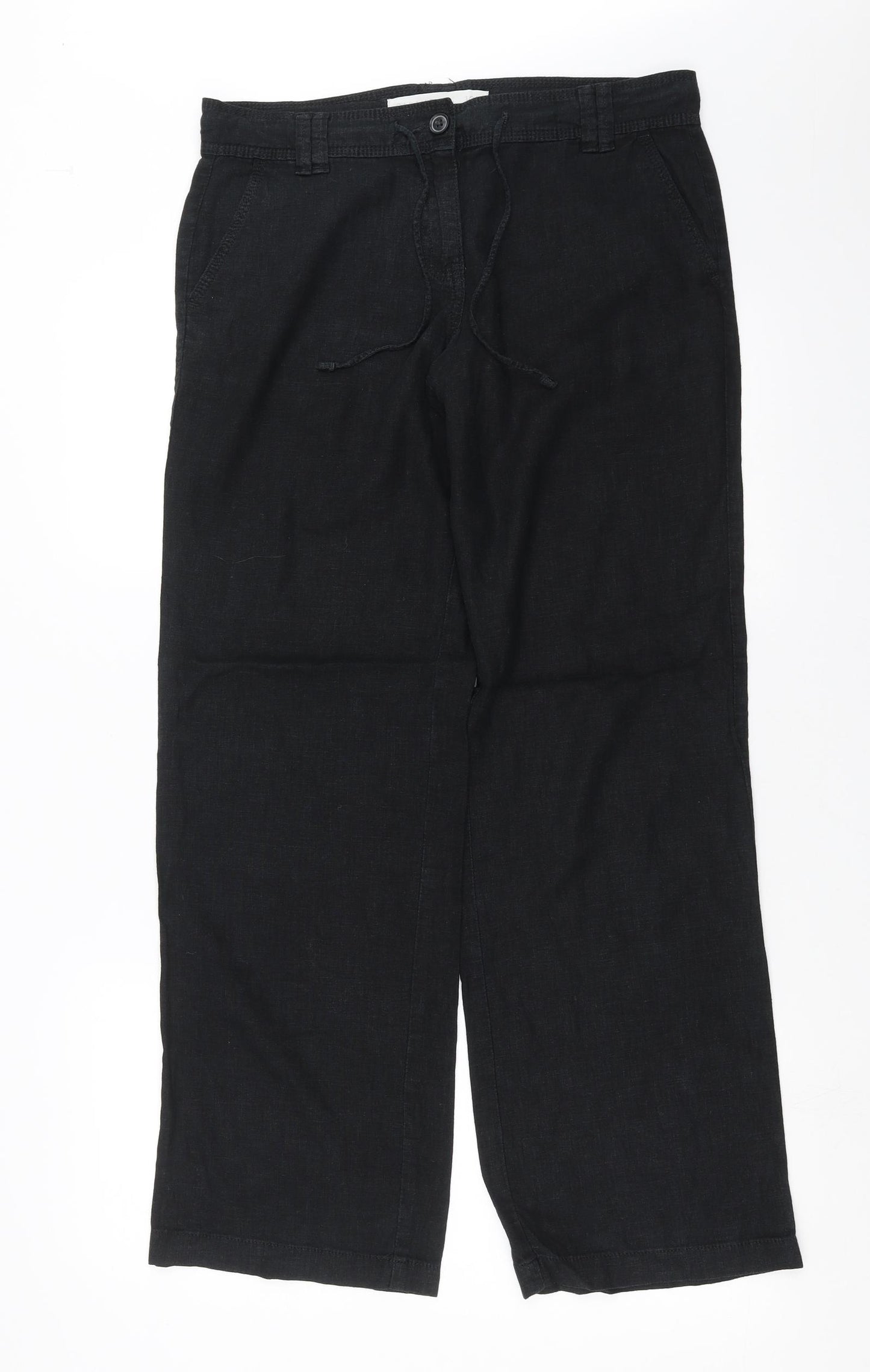NEXT Womens Black   Trousers  Size 10 L30 in