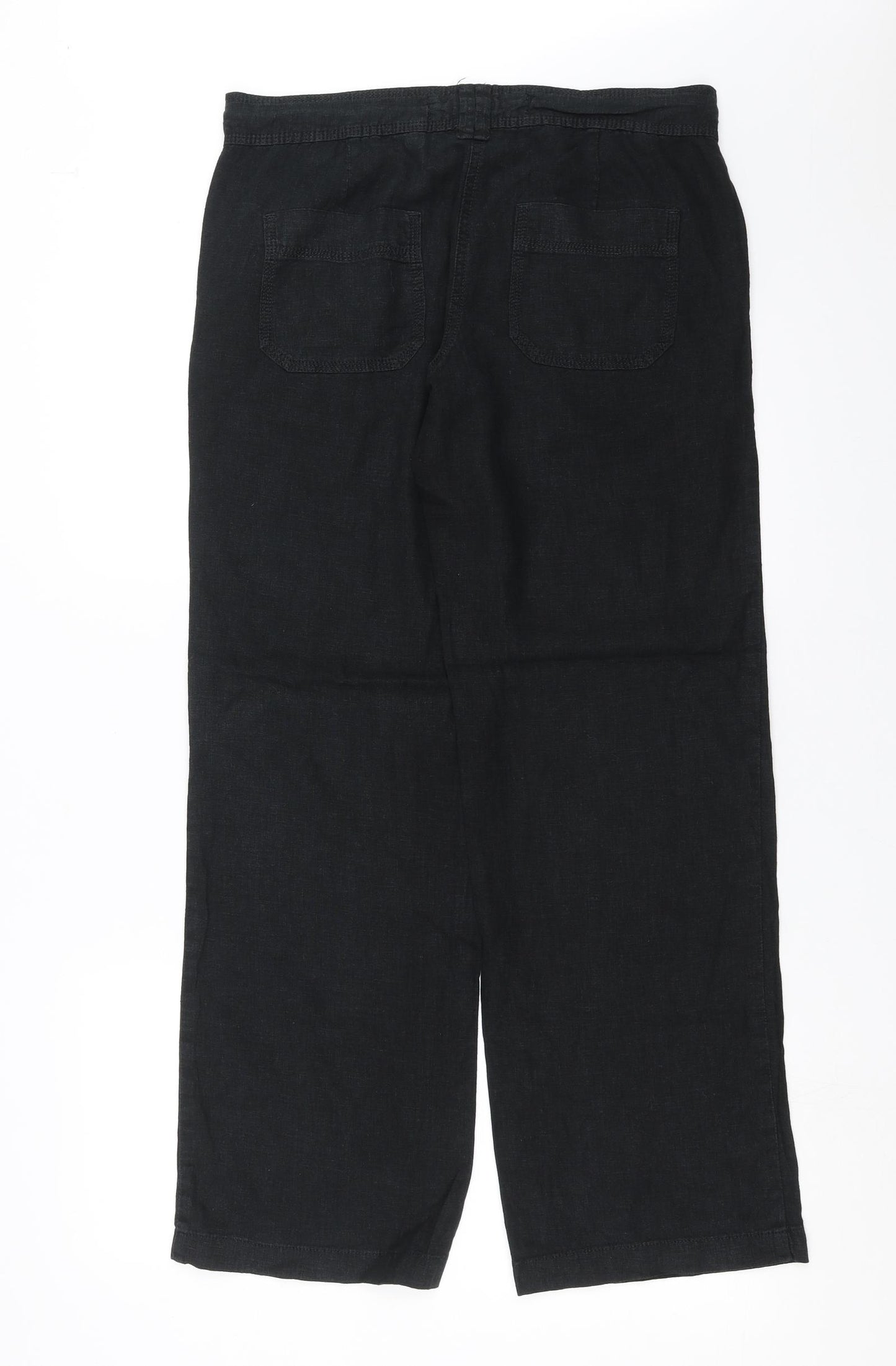 NEXT Womens Black   Trousers  Size 10 L30 in