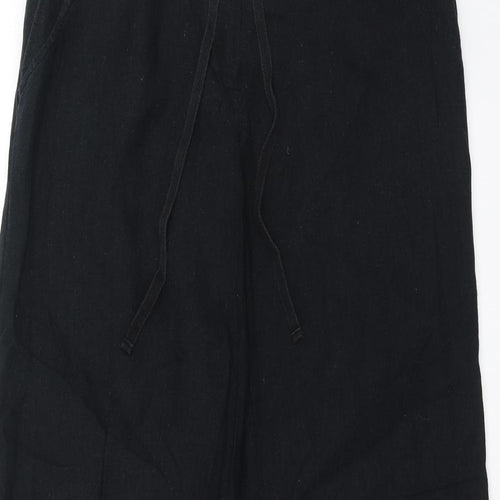 Marks and Spencer Womens Black   Trousers  Size 10 L28 in - short Leg