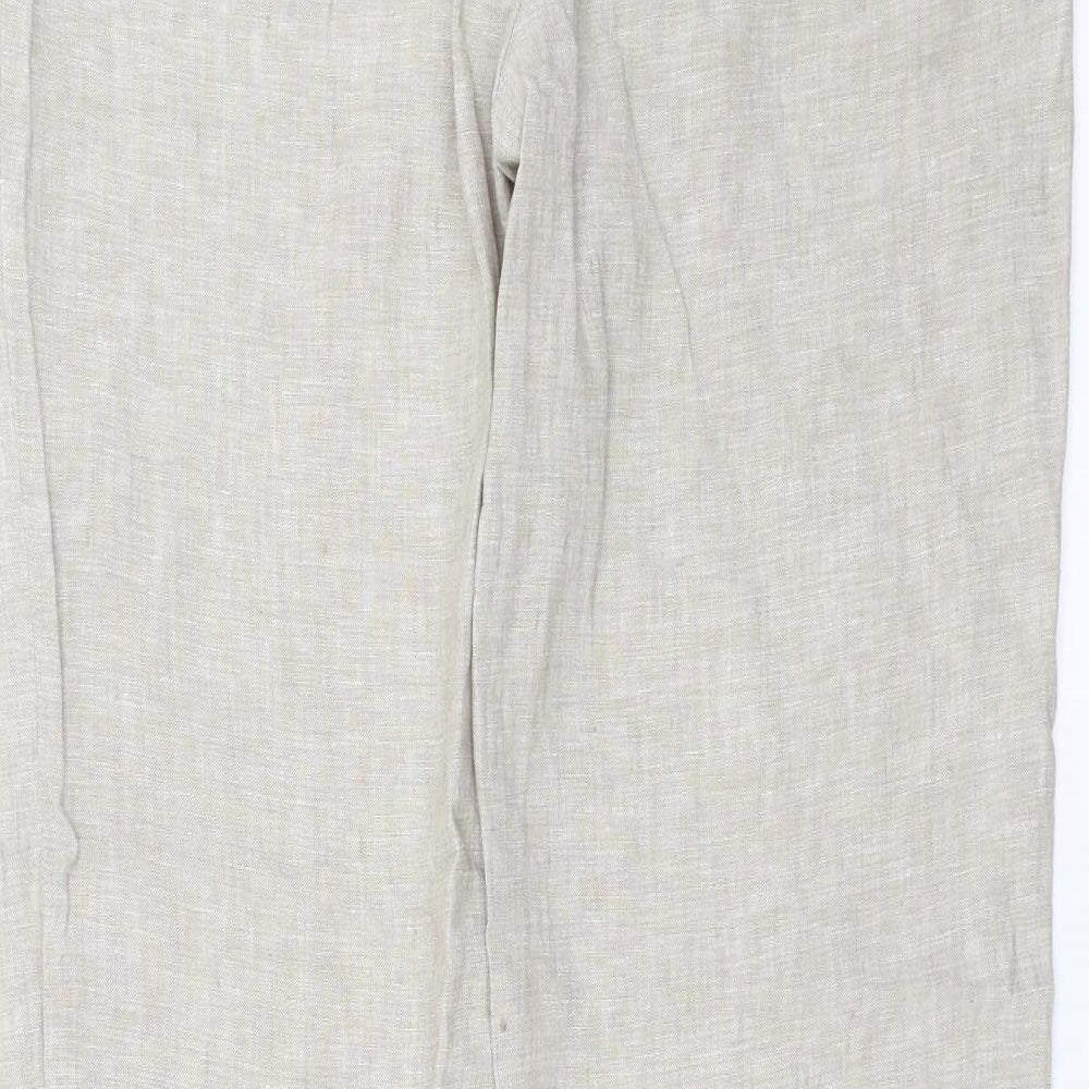 Rocha John Rocha Womens Beige   Trousers  Size 12 L31 in