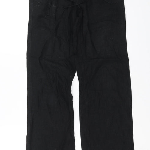 NEXT Womens Black   Trousers  Size 6 L31 in