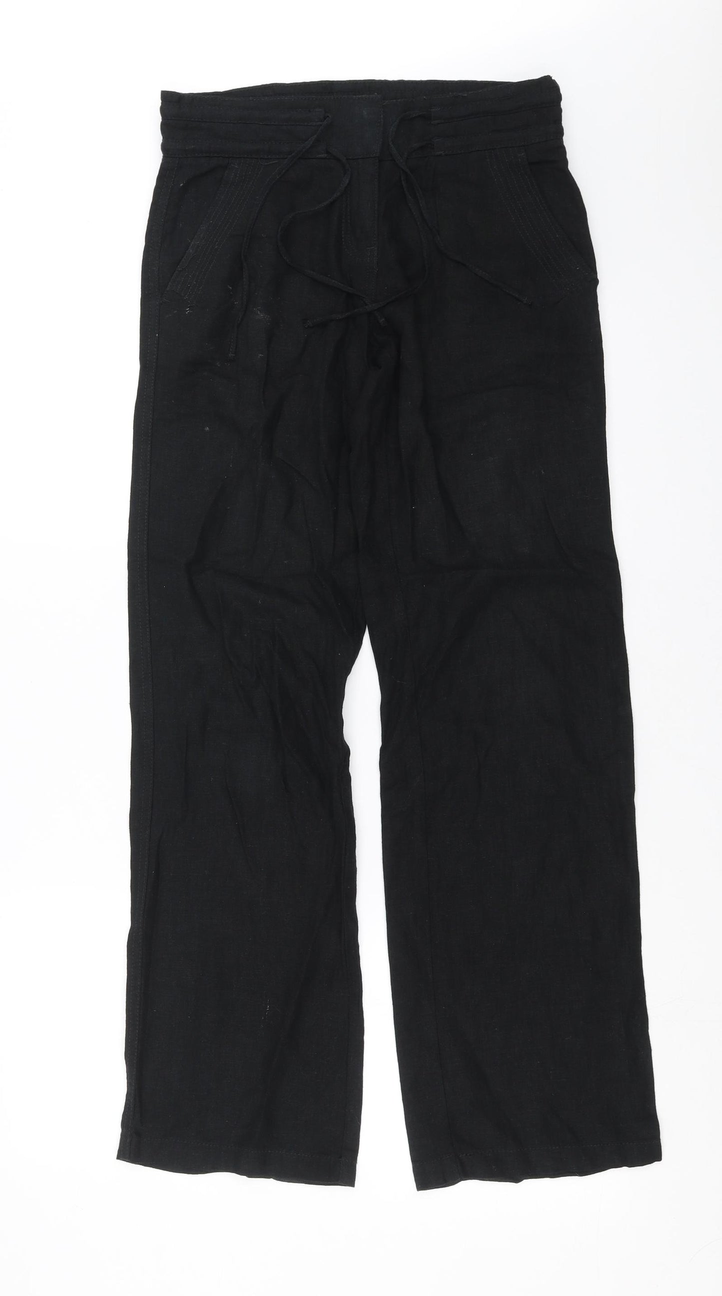 NEXT Womens Black   Trousers  Size 6 L31 in