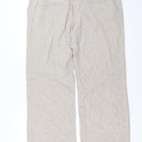 George Womens Beige   Trousers  Size 16 L28 in