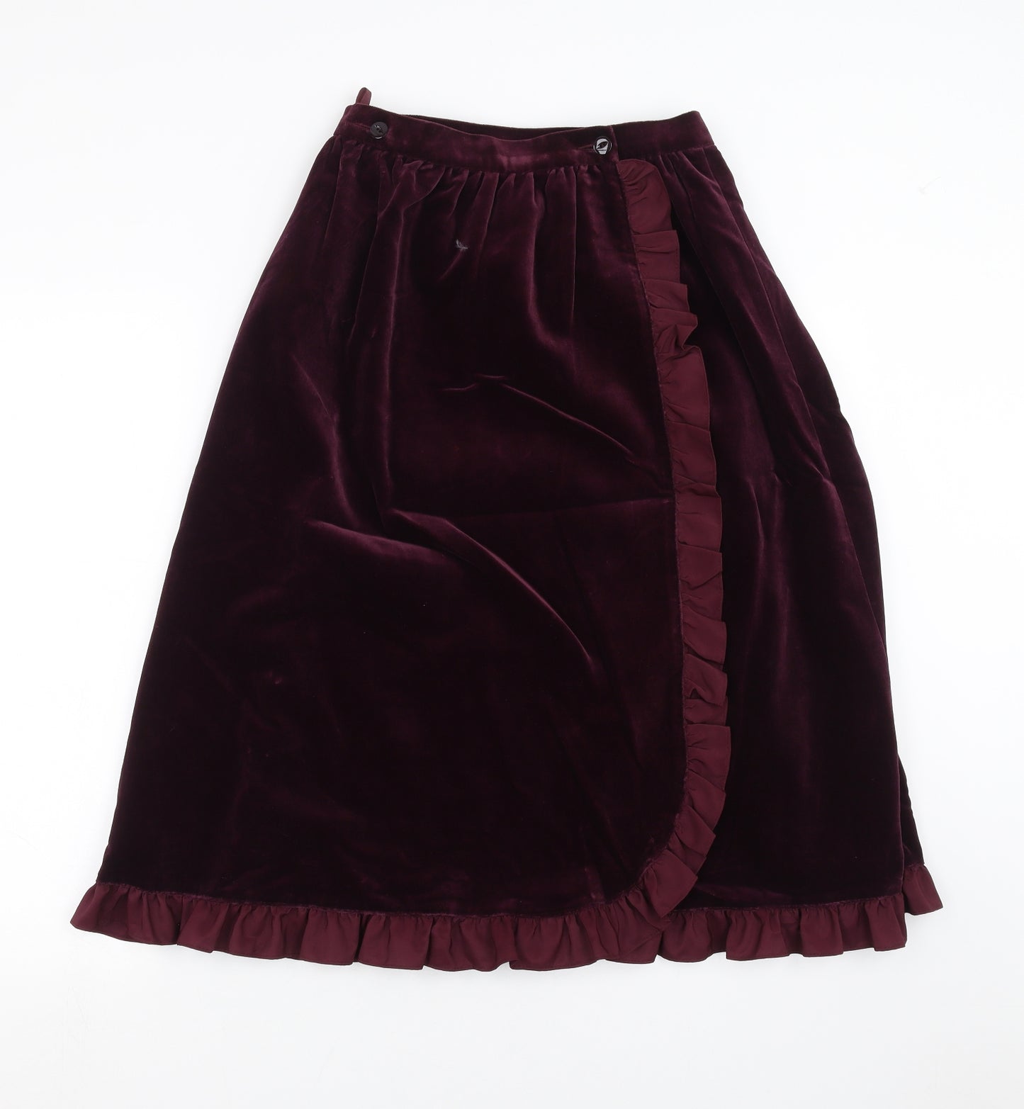 St Michael Womens Purple   A-Line Skirt Size 10