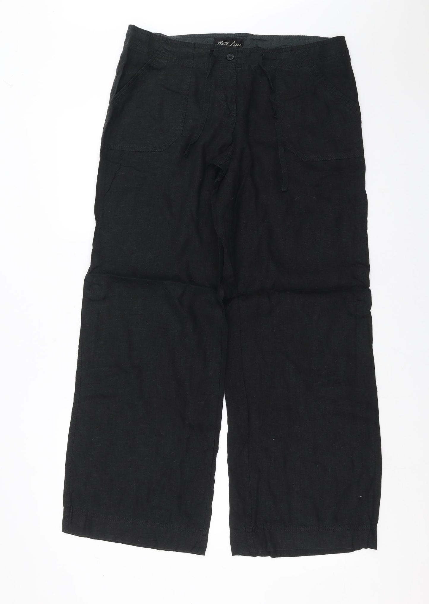 Primark Womens Black   Trousers  Size 12 L31 in