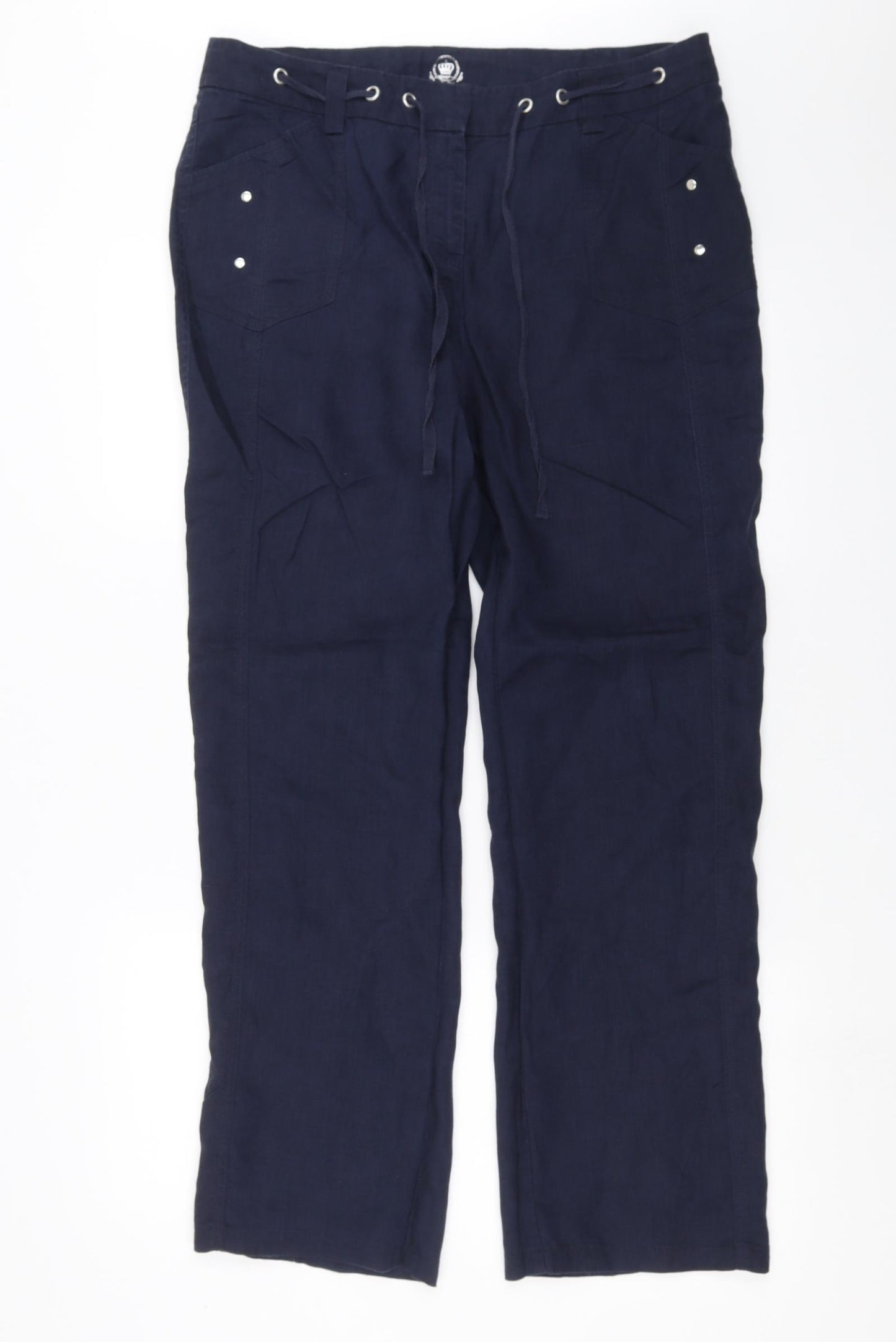 Preworn Womens Blue   Trousers  Size 16 L29 in