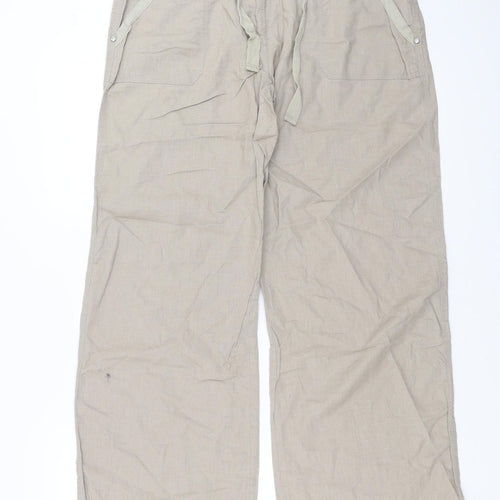 Select Womens Beige   Trousers  Size 12 L28 in