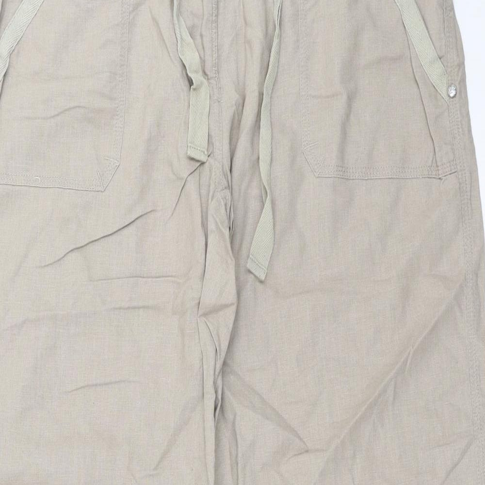 Select Womens Beige   Trousers  Size 12 L28 in