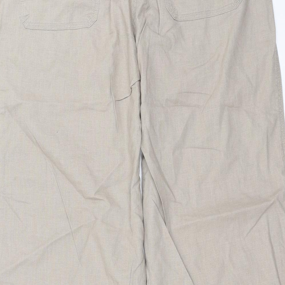 Select Womens Beige   Trousers  Size 12 L28 in