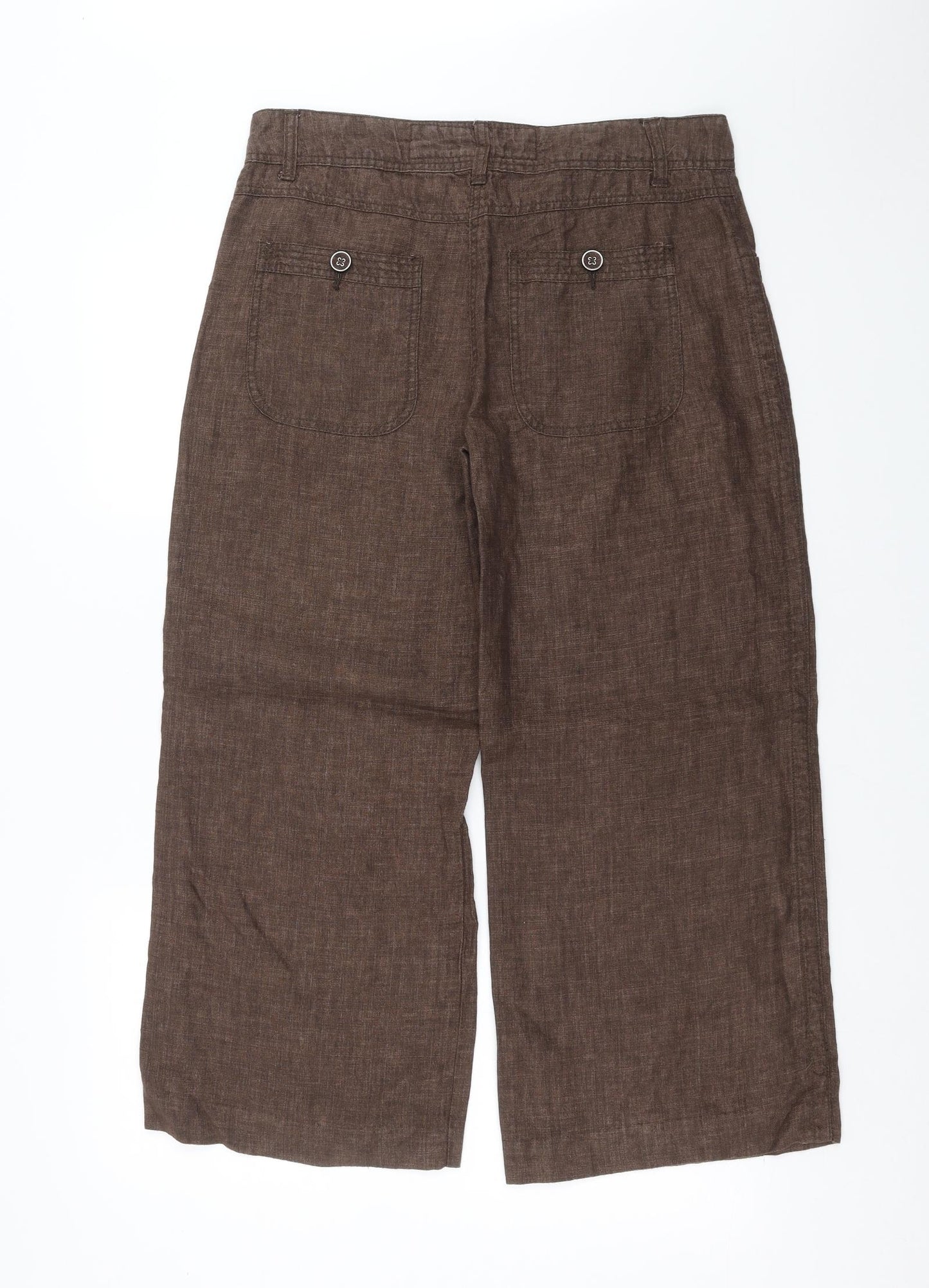 George Womens Brown   Trousers  Size 12 L26 in