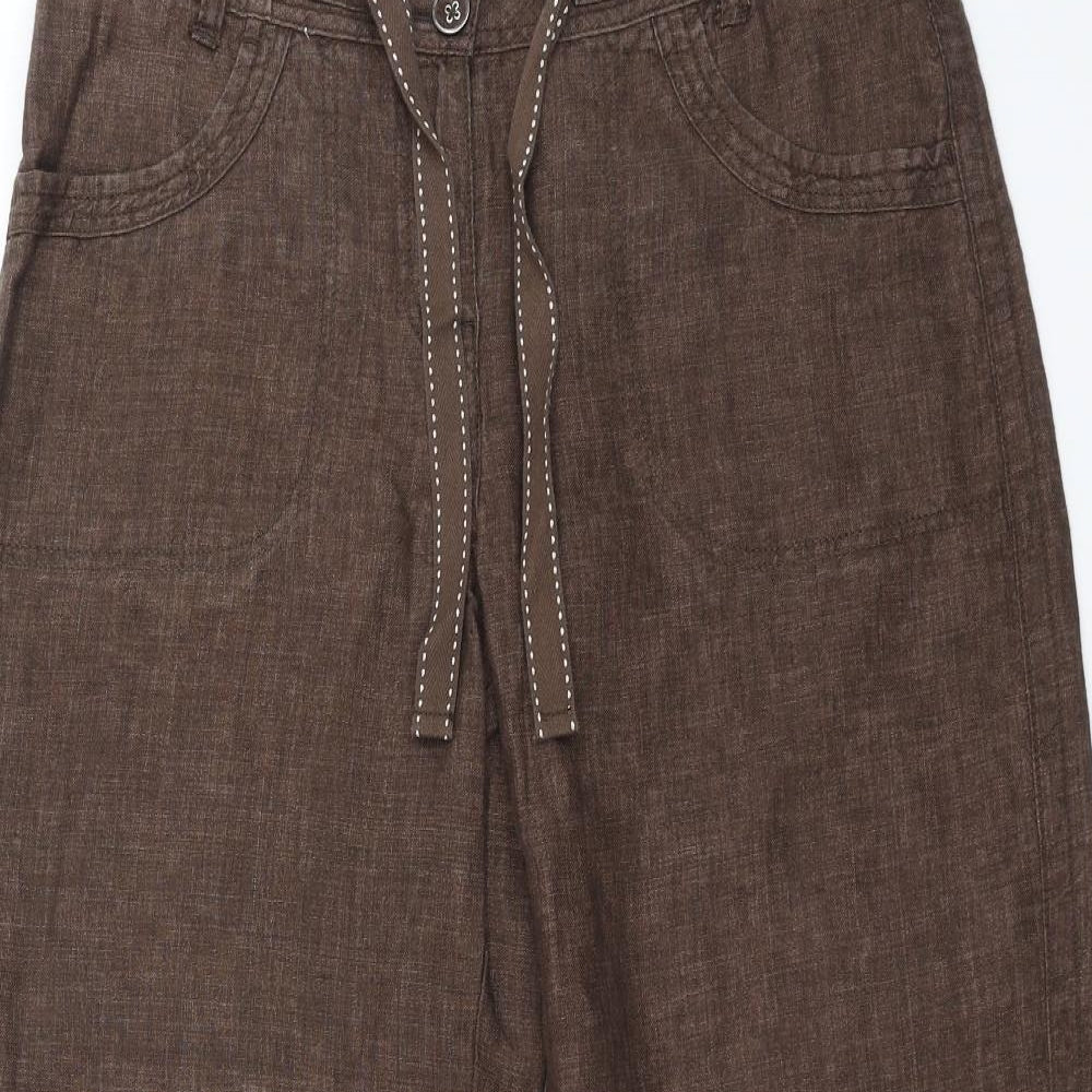George Womens Brown   Trousers  Size 12 L26 in