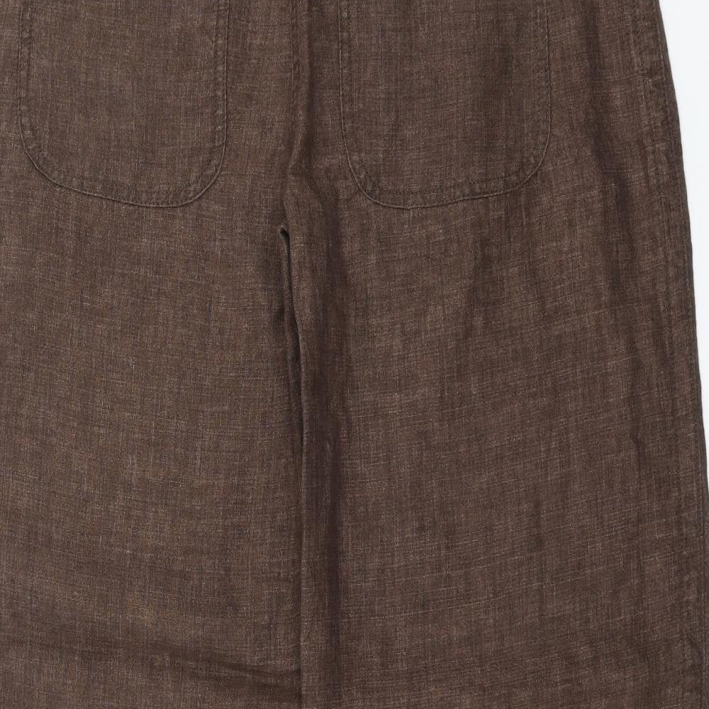 George Womens Brown   Trousers  Size 12 L26 in