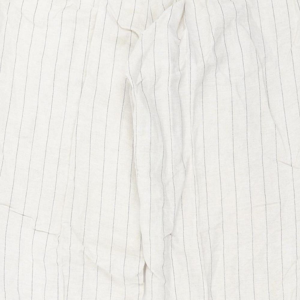 Rogers+Rogers Womens Beige Striped  Trousers  Size 20 L30 in