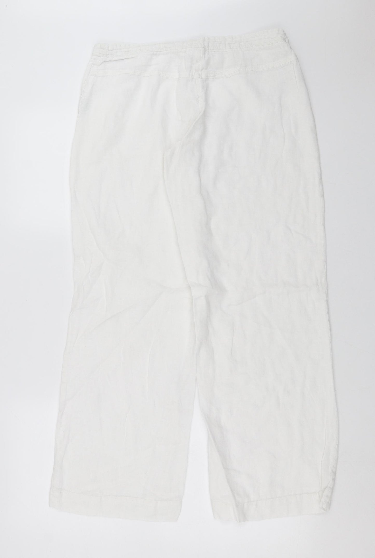 Aspiga Womens White   Trousers  Size M L29 in
