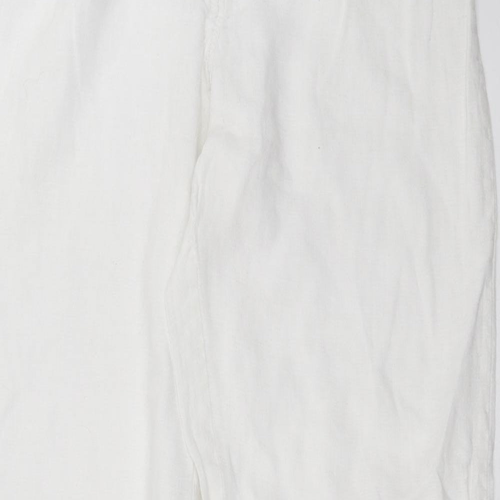 Aspiga Womens White   Trousers  Size M L29 in