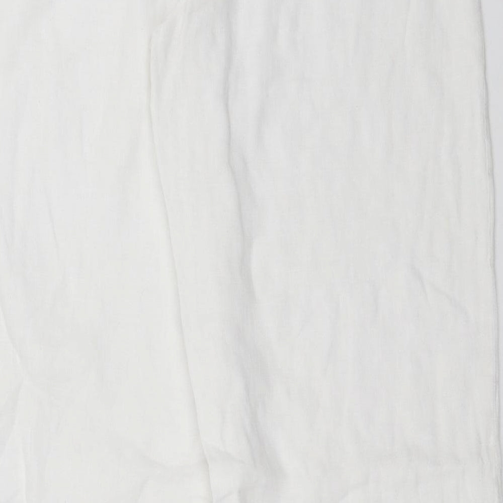 Aspiga Womens White   Trousers  Size M L29 in