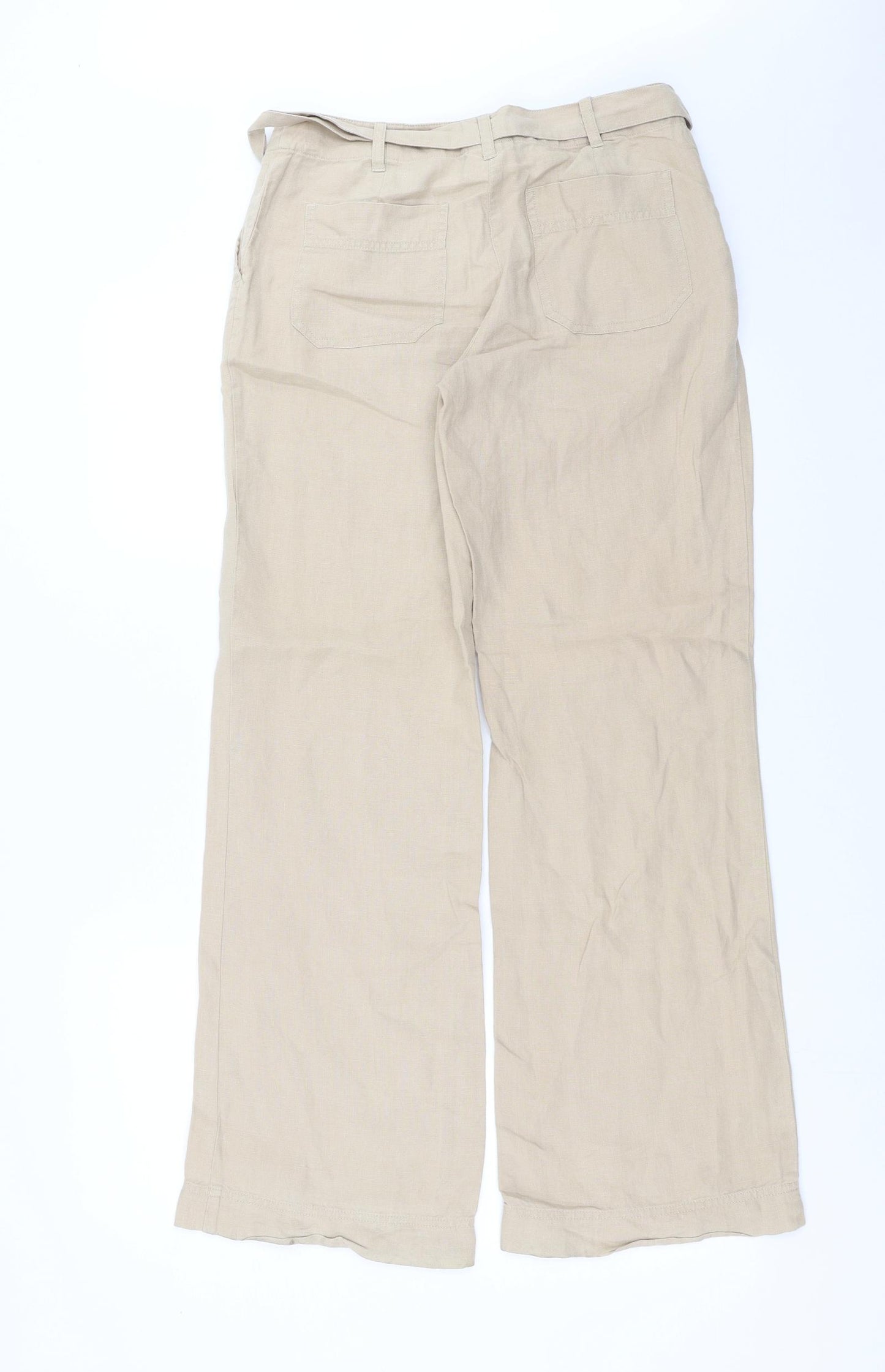 NEXT Womens Beige   Trousers  Size 8 L30 in