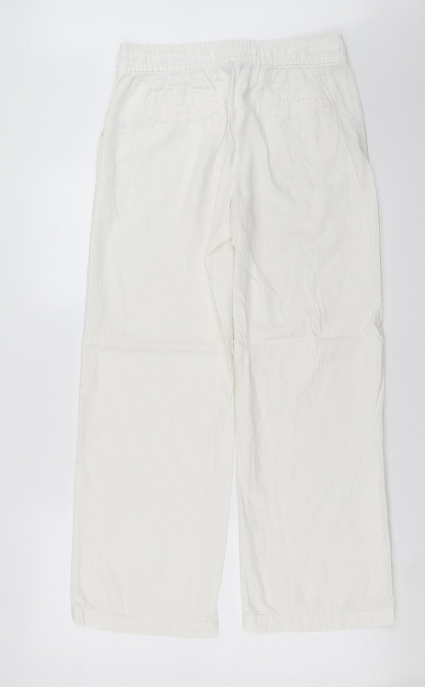 George Womens White   Trousers  Size 10 L28 in